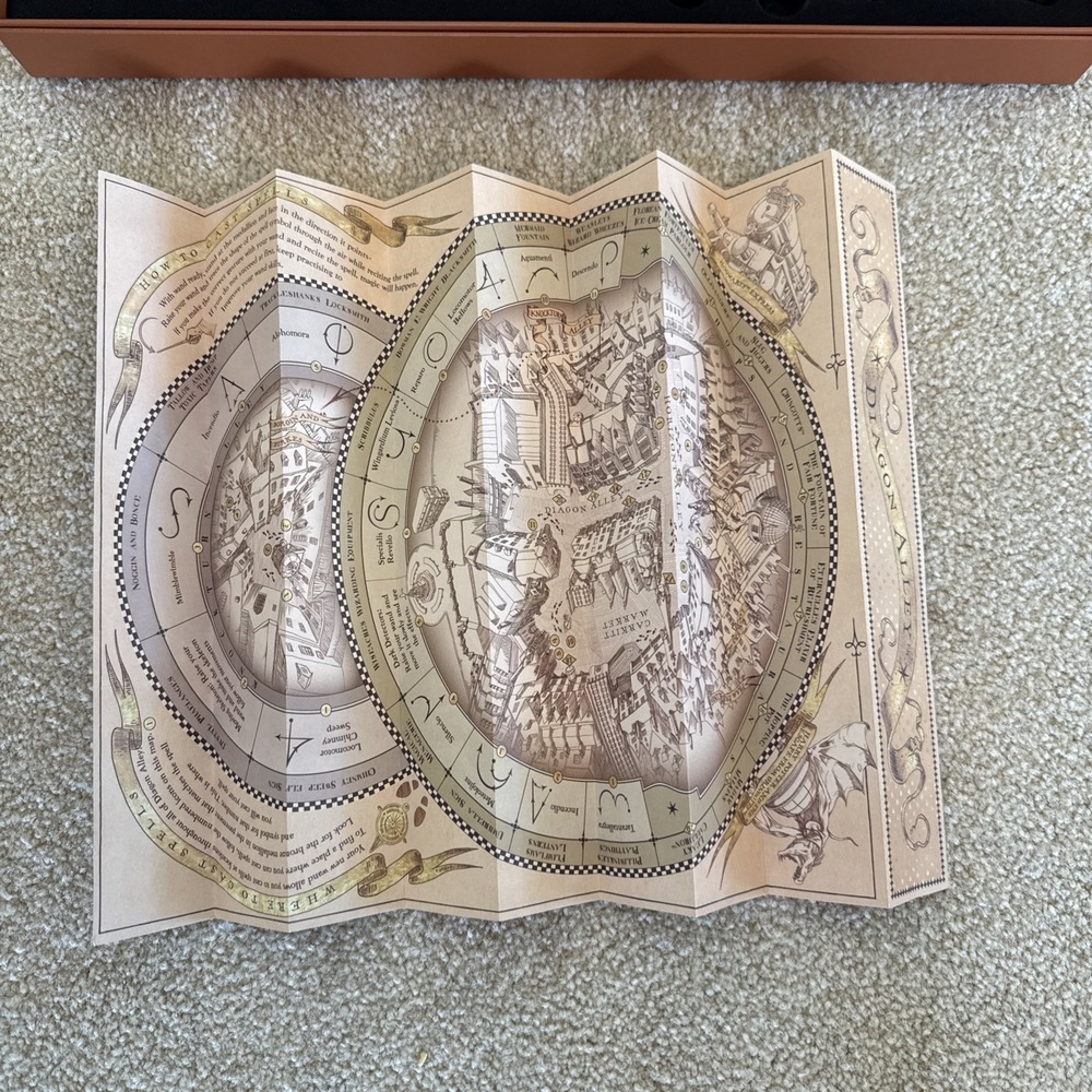 Wizarding World of Harry Potter Ollivanders Interactive Wand Dumbledore with Map - Picture 6 of 8